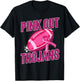 Trojans Pink Out Football Tackle Breast Cancer T-Shirt - T-Shirt | Black