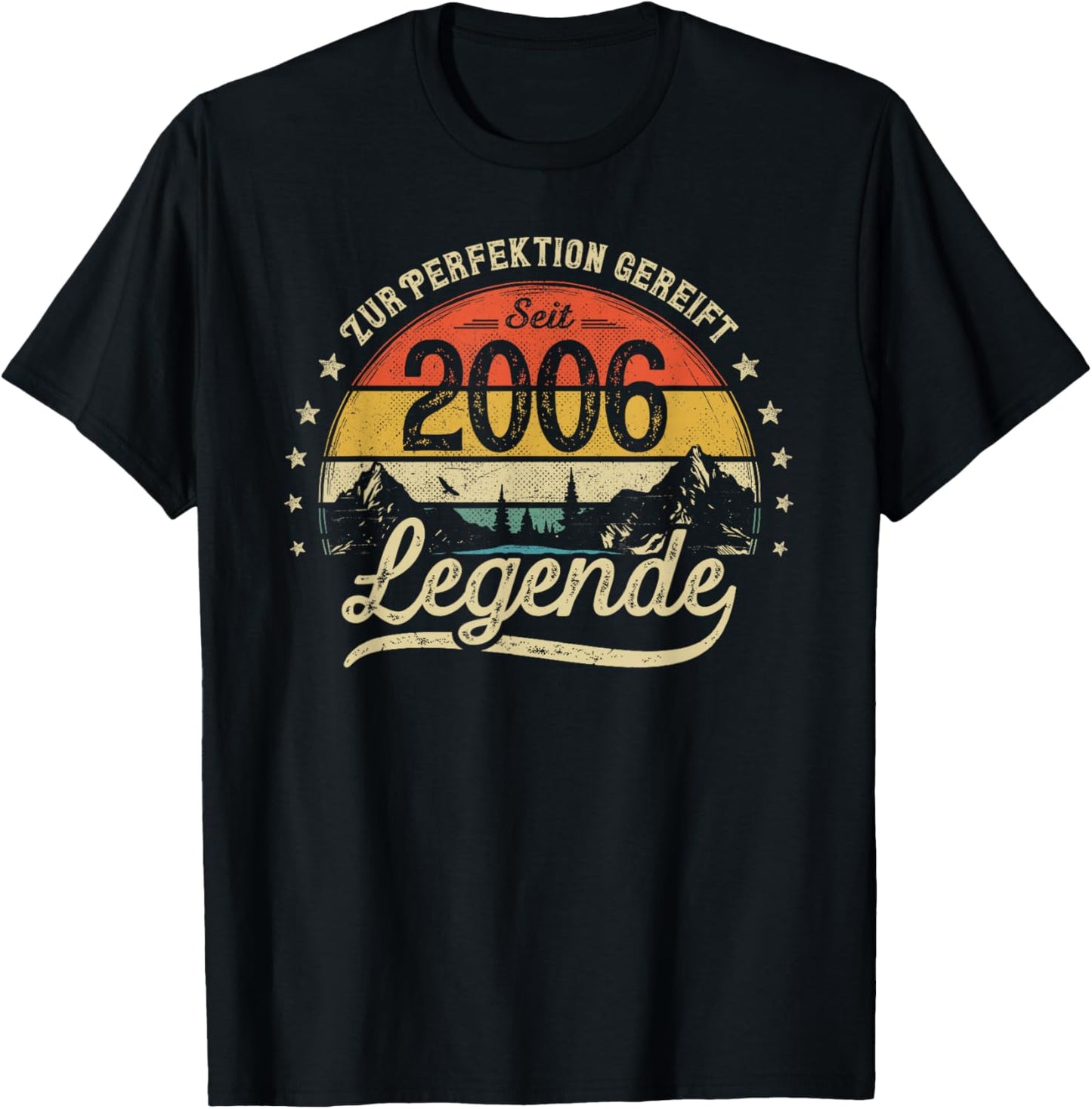 Legende seit 2006 20 Jahre 20. Geburtstag Mann Frau Geschenk T-Shirt - T-Shirt | Black
