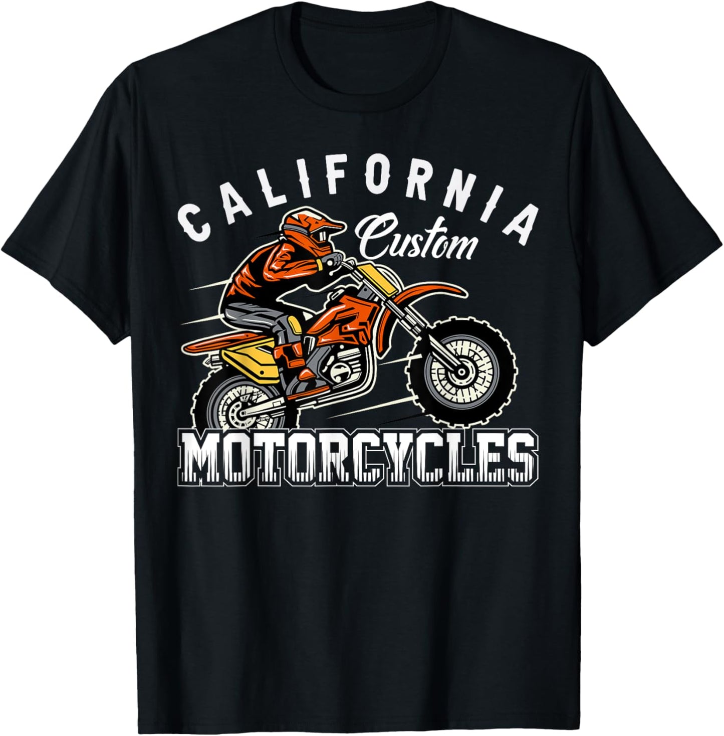 California Custom Motorcycles T-Shirt - T-Shirt | Black