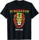 Awesome Lion Juneteenth Cool Black History June 19 2025 Flag T-Shirt - T-Shirt | Black