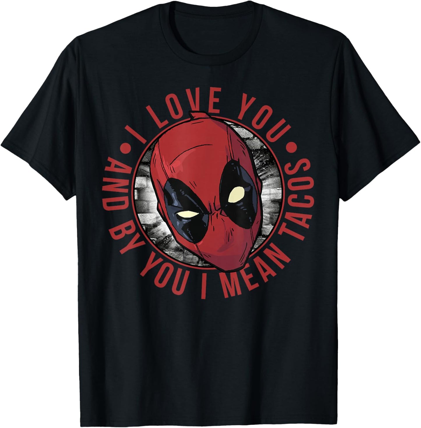 Marvel Deadpool I Love Tacos T-Shirt - T-Shirt | Black