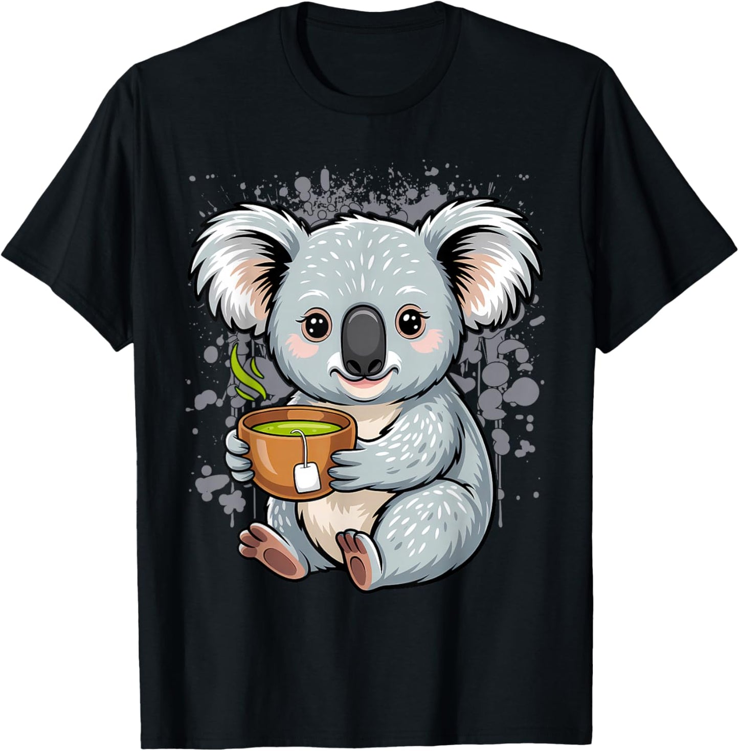 My Jokes are Funny Pun Bear Tea Koalas T-Shirt - T-Shirt | Black