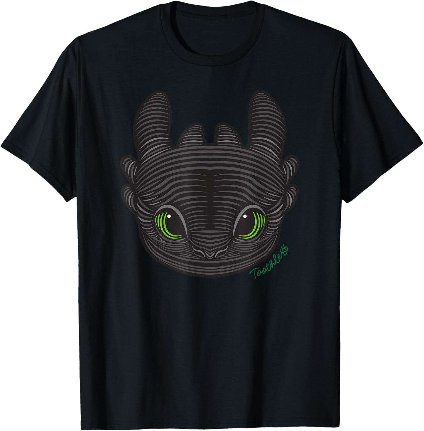 How to Train Your Dragon 3 Toothless Shirt T-Shirt - T-Shirt | Black