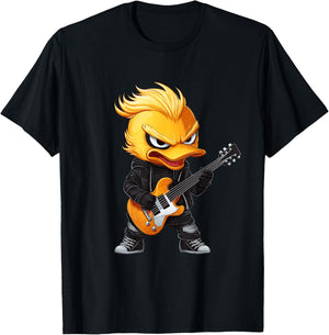 Heavy Metal Duck T-Shirt - T-Shirt | Black