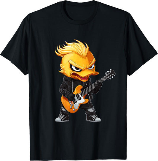 Heavy Metal Duck T-Shirt - T-Shirt | Black