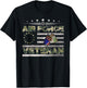 Us Air Force Veteran Shirt American Betsy Ross Camo Flag T-Shirt - T-Shirt | Black