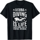 Diver Scuba Diving Is Life Everything Else Surface Interval T-Shirt - T-Shirt | Black