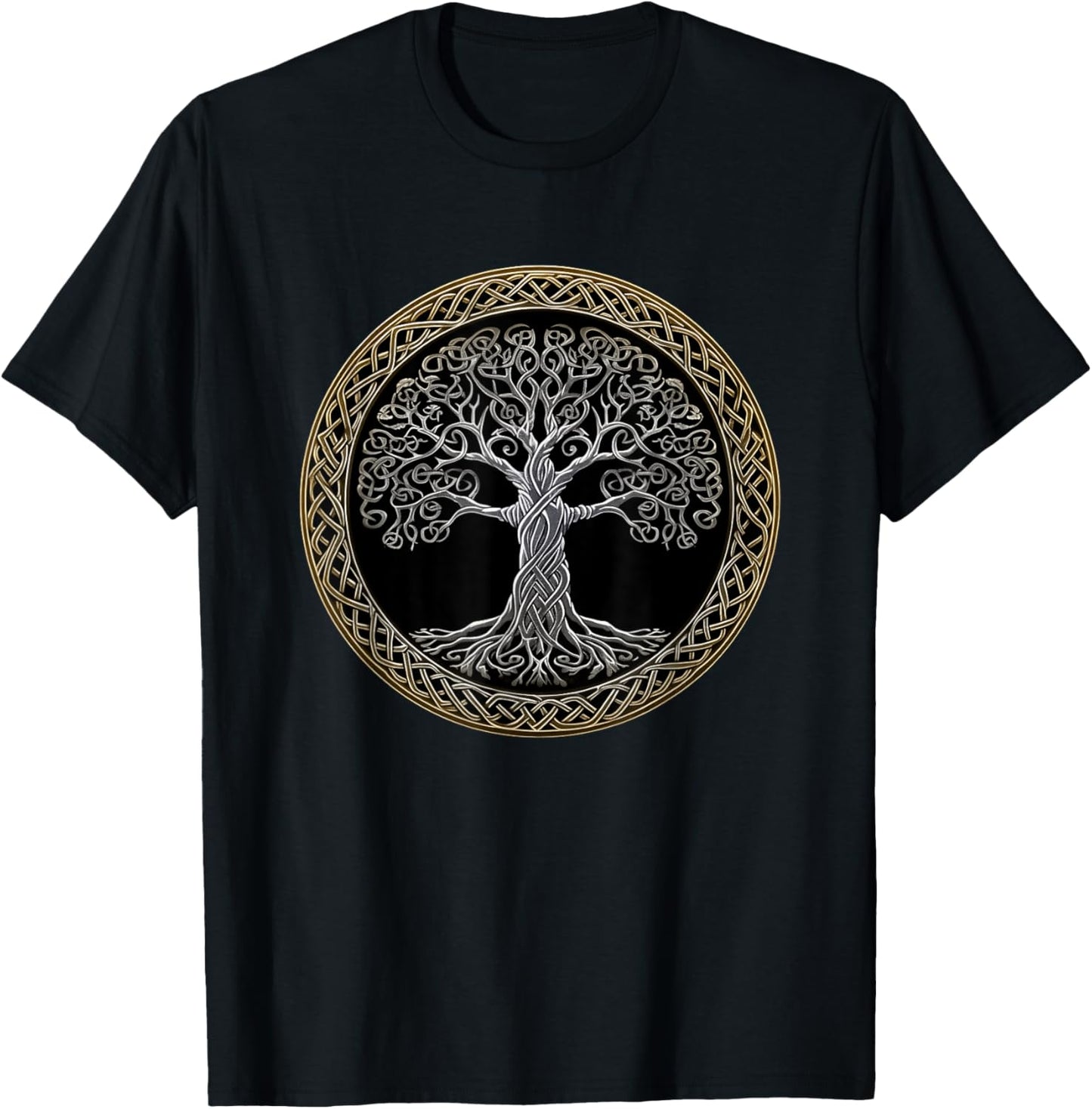 Viking Symbol I Gifts & Clothing I Star Park Trend Celtic tree of life, Yggdrasil, norse mythology, world tree , Small T-Shirt - T-Shirt | Black