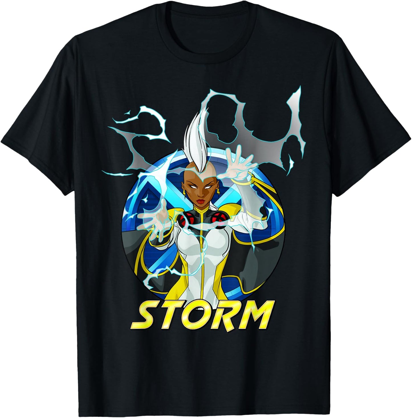 Marvel X-Men Storm Action Portrait T-Shirt - T-Shirt | Black