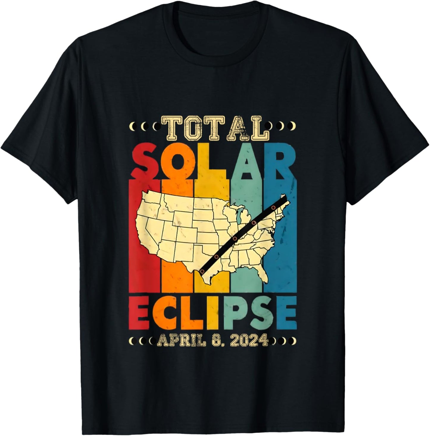 Love eclipse Women Shirt eclipse Lovers for kids girls men T-Shirt - T-Shirt | Black