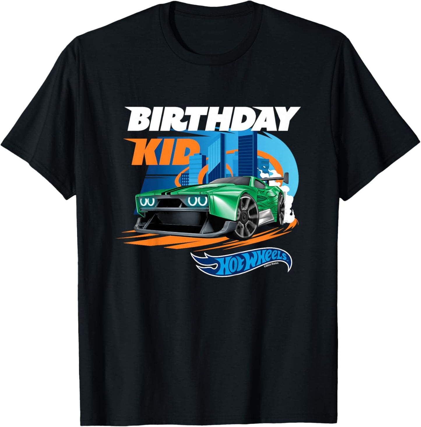 Hot Wheels - Birthday Boy T-Shirt - T-Shirt | Black