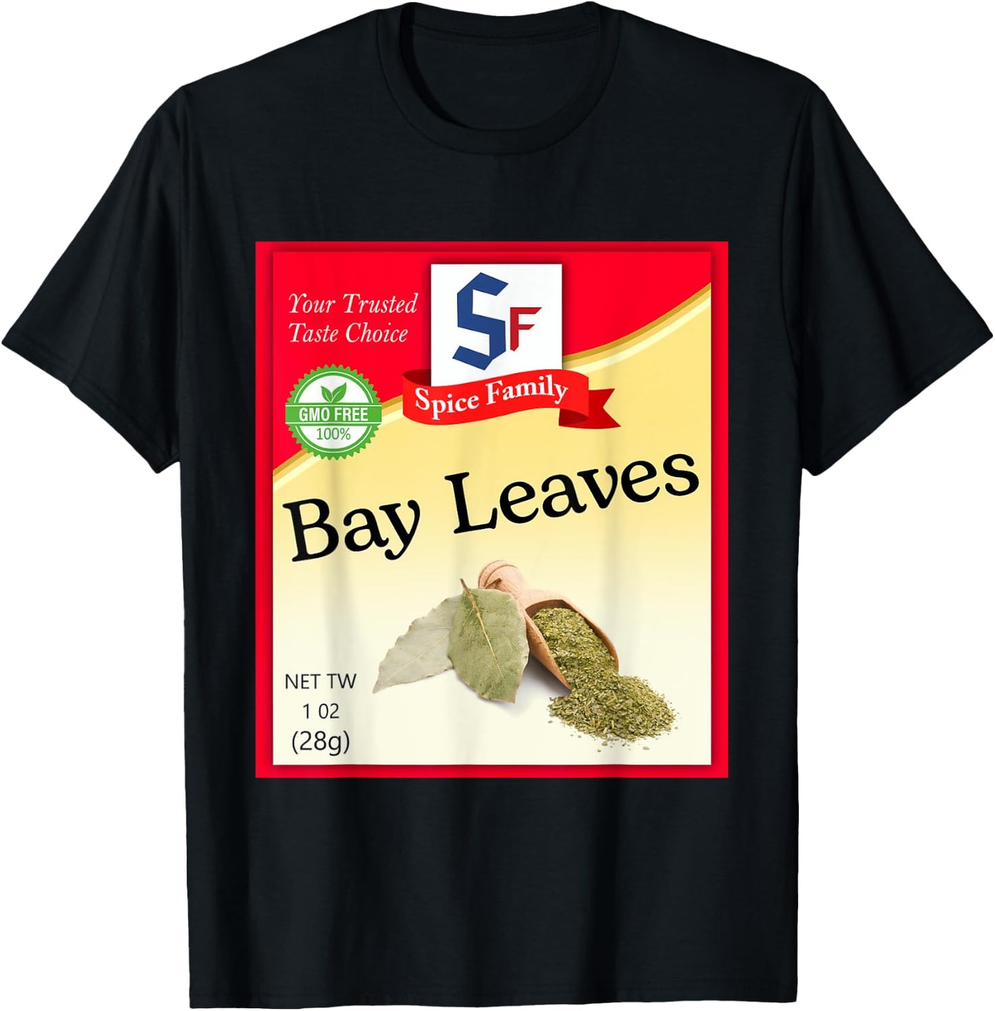 Bay Leaves Condiment Costume Holiday Spice Costumes T-Shirt - T-Shirt | Black