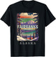 Fairbanks Alaska AK Aurora Borealis Spectacle SD832 T-Shirt - T-Shirt | Black