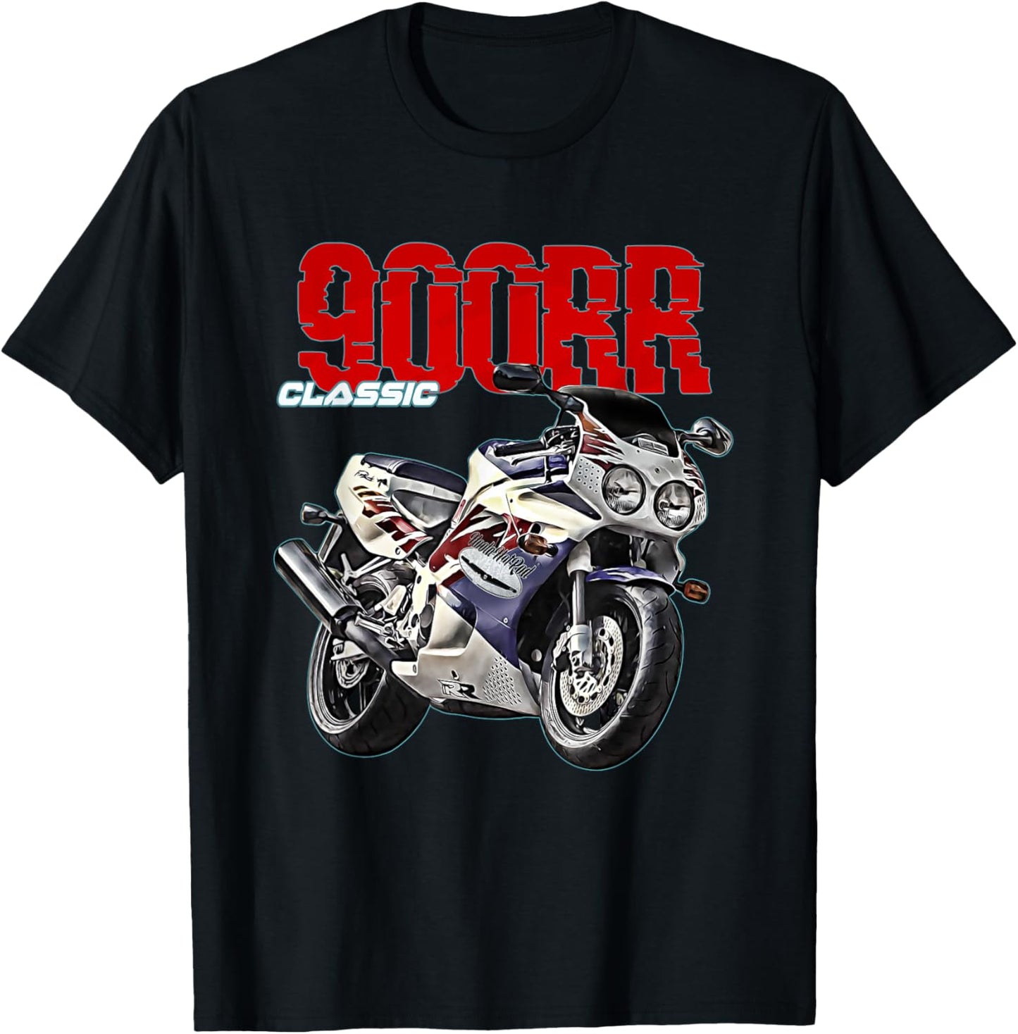 CBR, 900RR, 900cc, CBR900, Motorcycle, Motorcycle, Road Racing, Biker T-Shirt - T-Shirt | Black