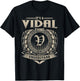 It's A VIDAL Thing You Wouldn't Understand Name Vintage T-Shirt - T-Shirt | Black