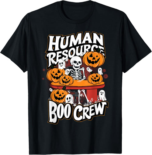 HR Boo Crew Halloween Ghost Trick Treat Squad Team