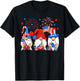 American Gnomes Celebrating Independence Day 4th Of July T-Shirt - T-Shirt | Black