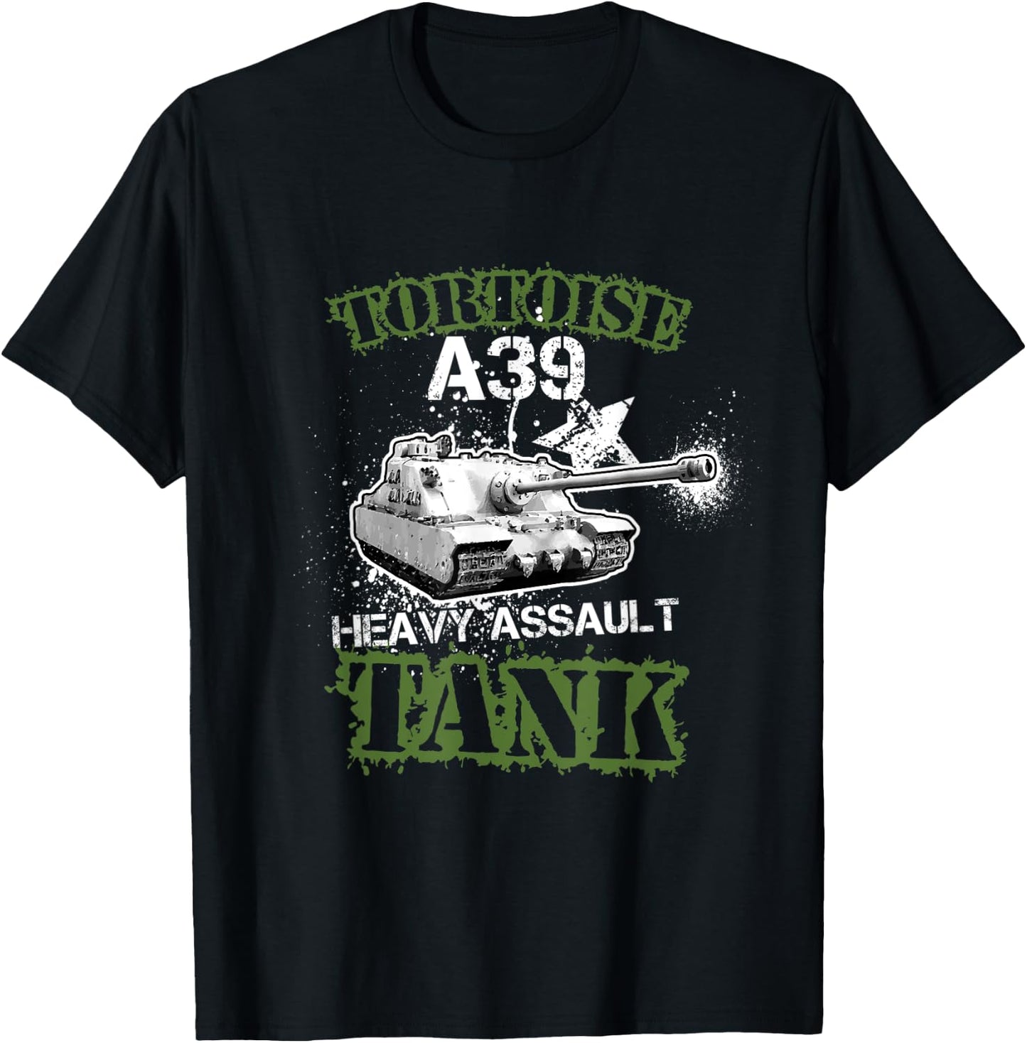A39 Tortoise Gift WW2 Infantry IV British Army T-Shirt - T-Shirt | Black