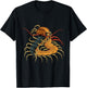 Centipede Art Design Illustration Insect Centipede T-Shirt - T-Shirt | Black
