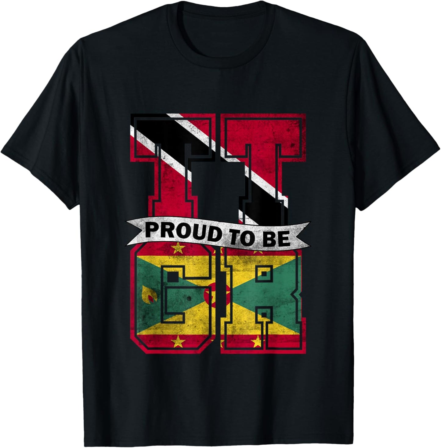 Trinidad and Grenada Mix Half Trinidadian half Grenadian T-Shirt - T-Shirt | Black