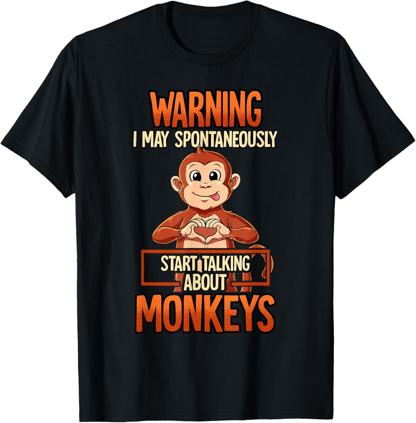 Monkey T-Shirt - T-Shirt | Black