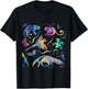Rainforest Animals and Jungle Wildlife of South America Art T-Shirt - T-Shirt | Black