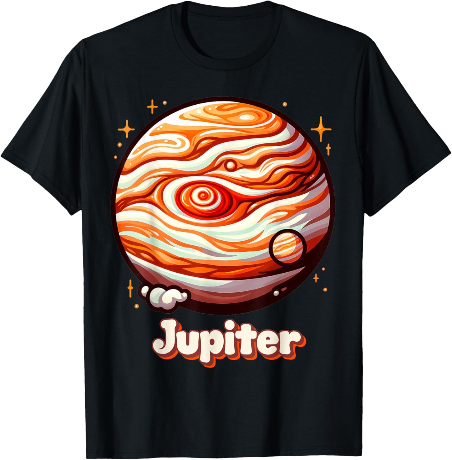 Planet Jupiter Outer Space Costume Graphic T-Shirt - T-Shirt | Black