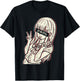 Waifu Anime Girl Aesthetic Manga Japanese Babe Otaku Gift T-Shirt - T-Shirt | Black