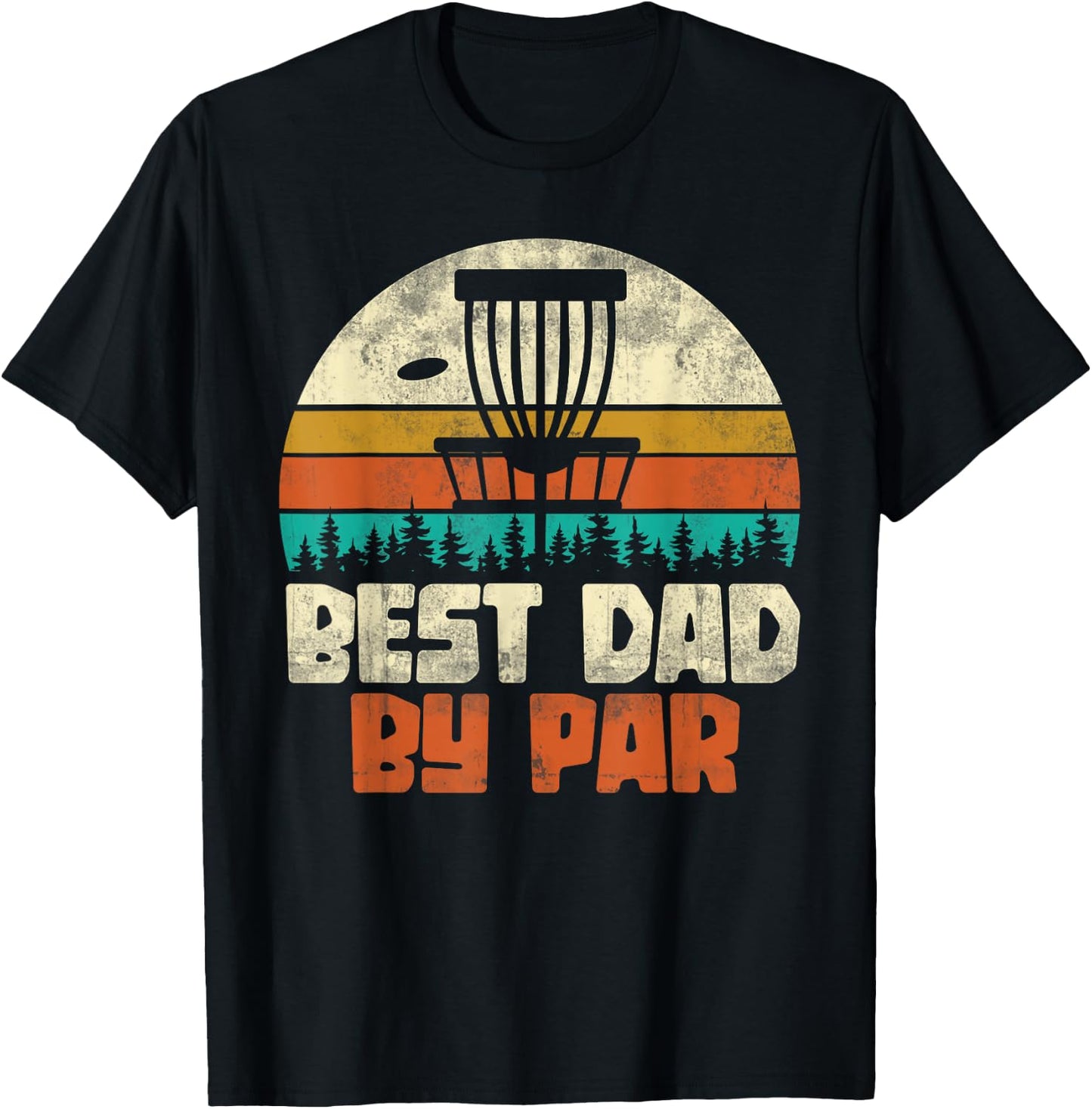 Frolf Sportler Papa Father's Day Gift Retro Men's Disc Golf T-Shirt - T-Shirt | Black