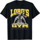 Lords Gym Jesus Vintage 90s Bench Press The Sin Of The World T-Shirt - T-Shirt | Black