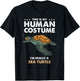 This Is My Human Costume Im Really A Sea Turtle T-Shirt - T-Shirt | Black