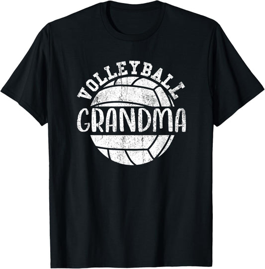 Volleyball Grandma Granddaughter Volleyball T-Shirt - T-Shirt | Black