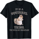 Funny Squirrel Gifts for Rodent Lover It's Squirrel Thing You Wouldn't Understand -Adults Kids Black Small Modern Short Sleeve Cotton Polyester T-Shirt - T-Shirt | Black