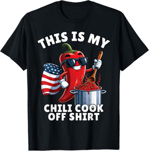 Chili Cook Off, Chili Contest, This is My Chili Cook Off T-Shirt - T-Shirt | Black
