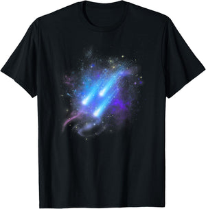 Comets Outer Space Astonomer Shooting Stars Planets Comet T-Shirt - T-Shirt | Black