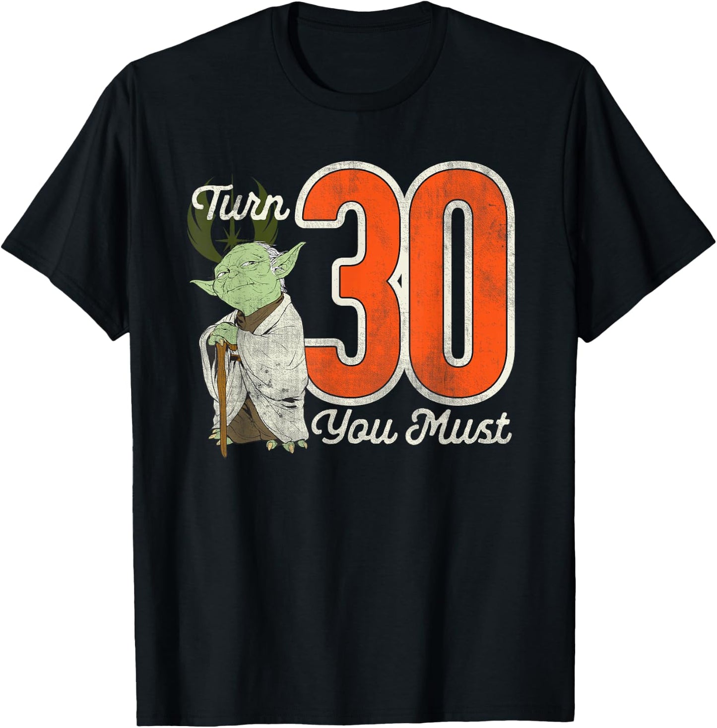 Star Wars Yoda 30th Birthday T-Shirt - T-Shirt | Black