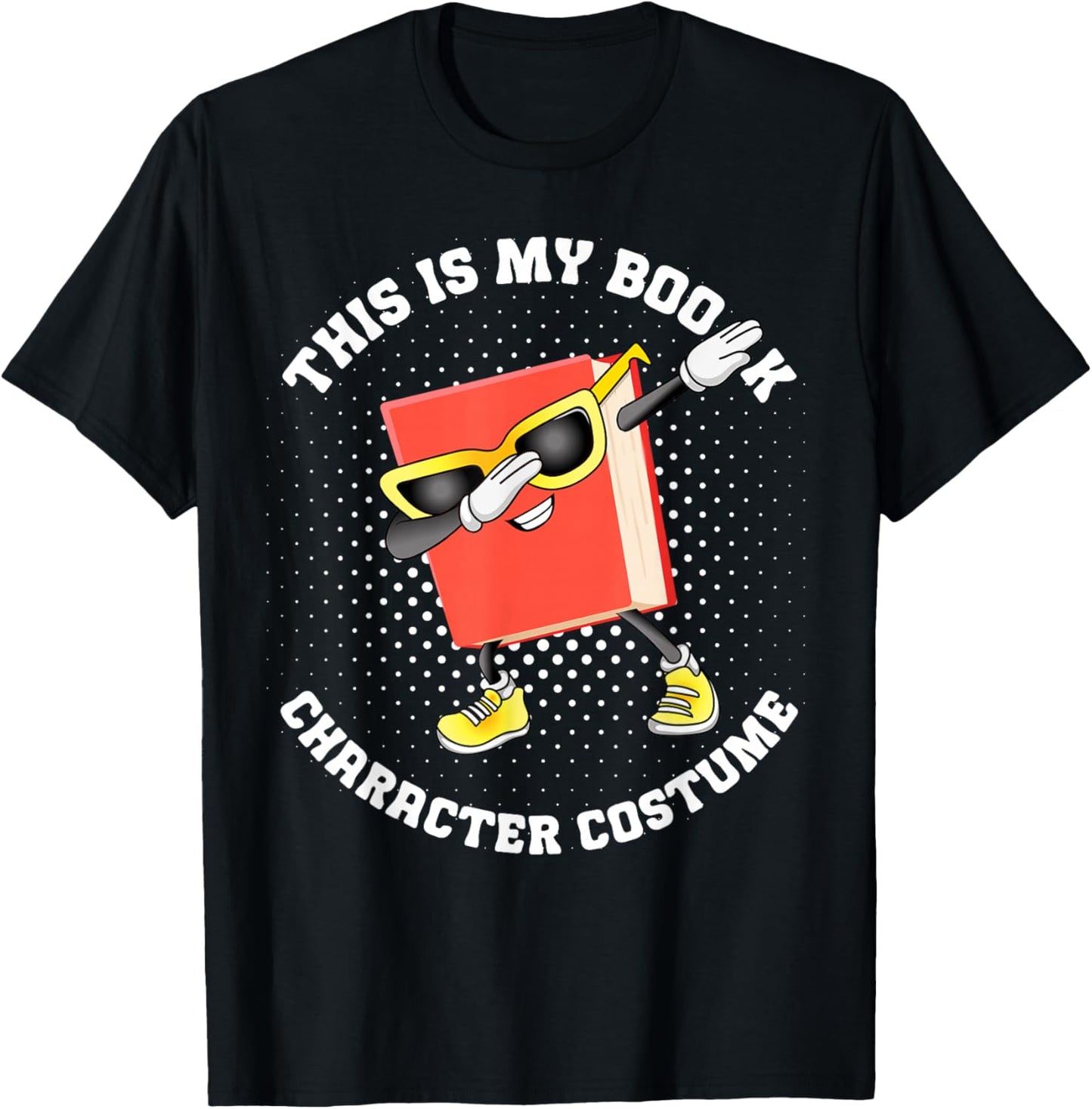 This is My Book Character Costume-Funny Dabbing Book Kids T-Shirt - T-Shirt | Black