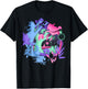 Disney Alice in Wonderland Neon Forest Silhouette Small T-Shirt - T-Shirt | Black