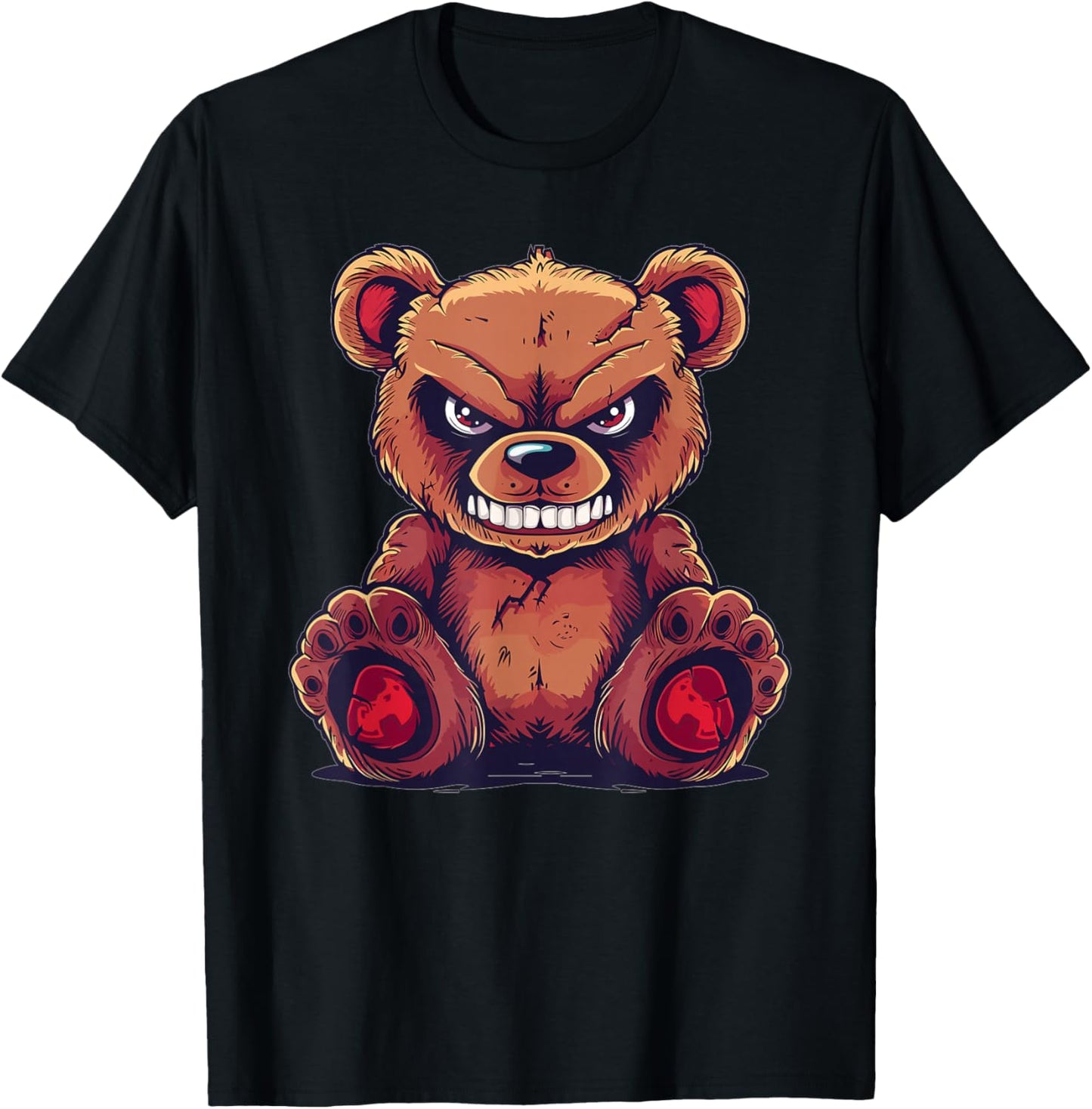 Evil Teddy Bear T-Shirt - T-Shirt | Black