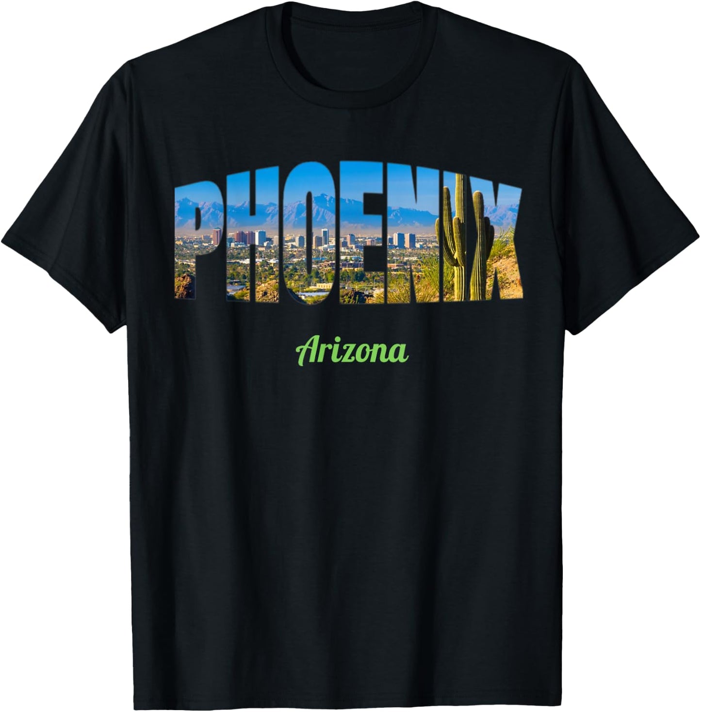 Phoenix Arizona T-Shirt - T-Shirt | Black
