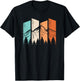 Retro Gebirge Wandern Landschaft Natur Outdoor Bergsteiger T-Shirt - T-Shirt | Black