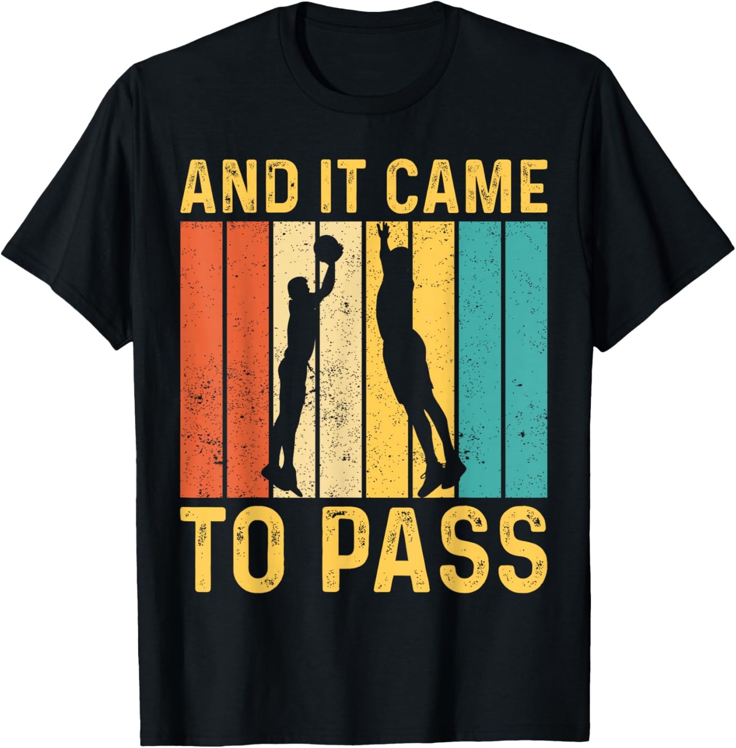 Funny Mormon Missionary LDS Basketball And It Came To Pass T-Shirt - T-Shirt | Black