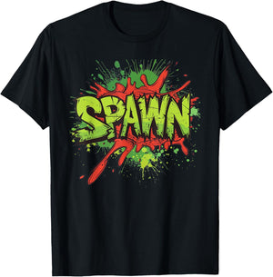 Vibrant Colors with cool Spawn Statement Costume T-Shirt - T-Shirt | Black