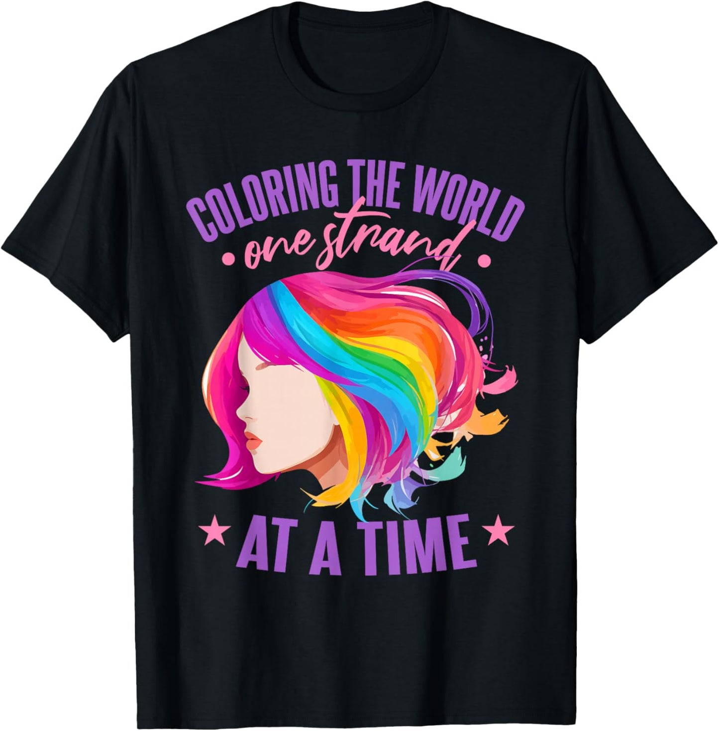 Cosmetology Hair Stylist T-Shirt - T-Shirt | Black