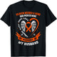 I Wear Orange In Memory of my Husband Leukemia Awareness T-Shirt - T-Shirt | Black
