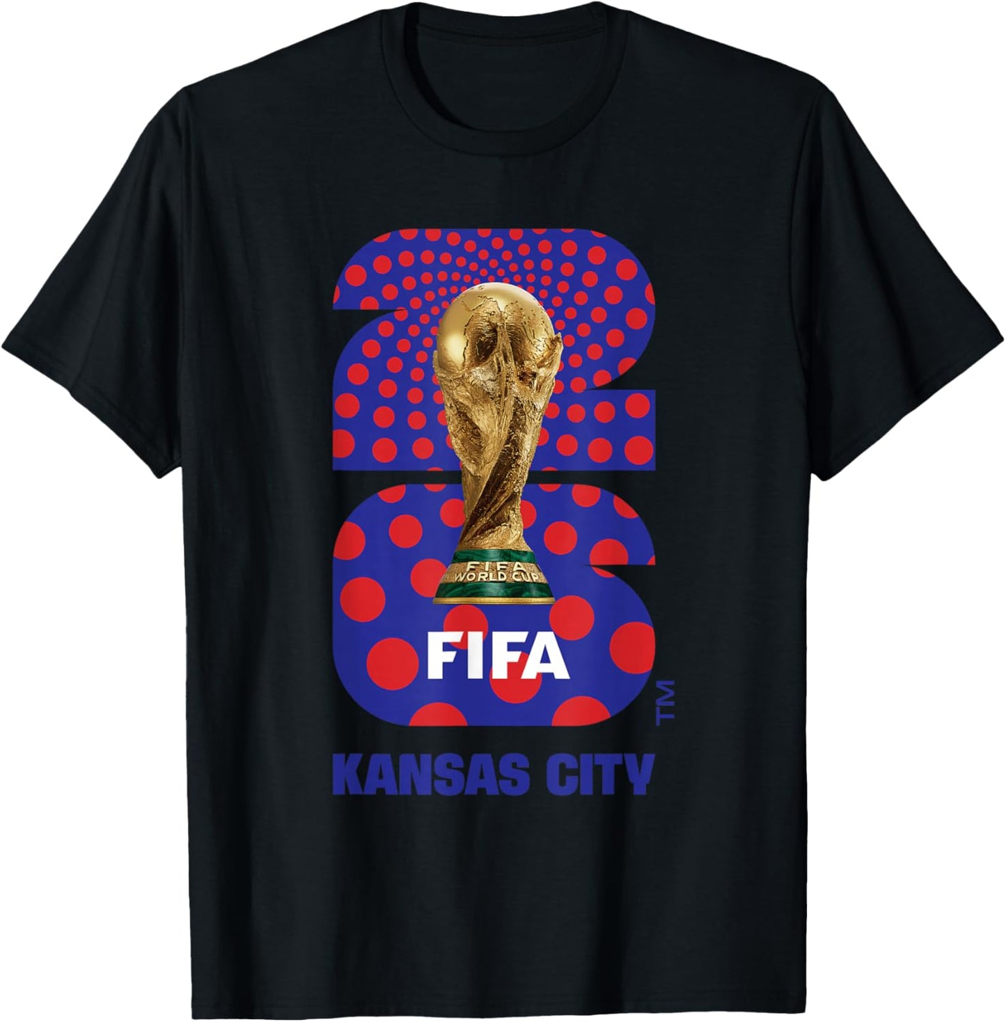 FIFA World CUP26 Kansas City Trophy Color T-Shirt - T-Shirt | Black