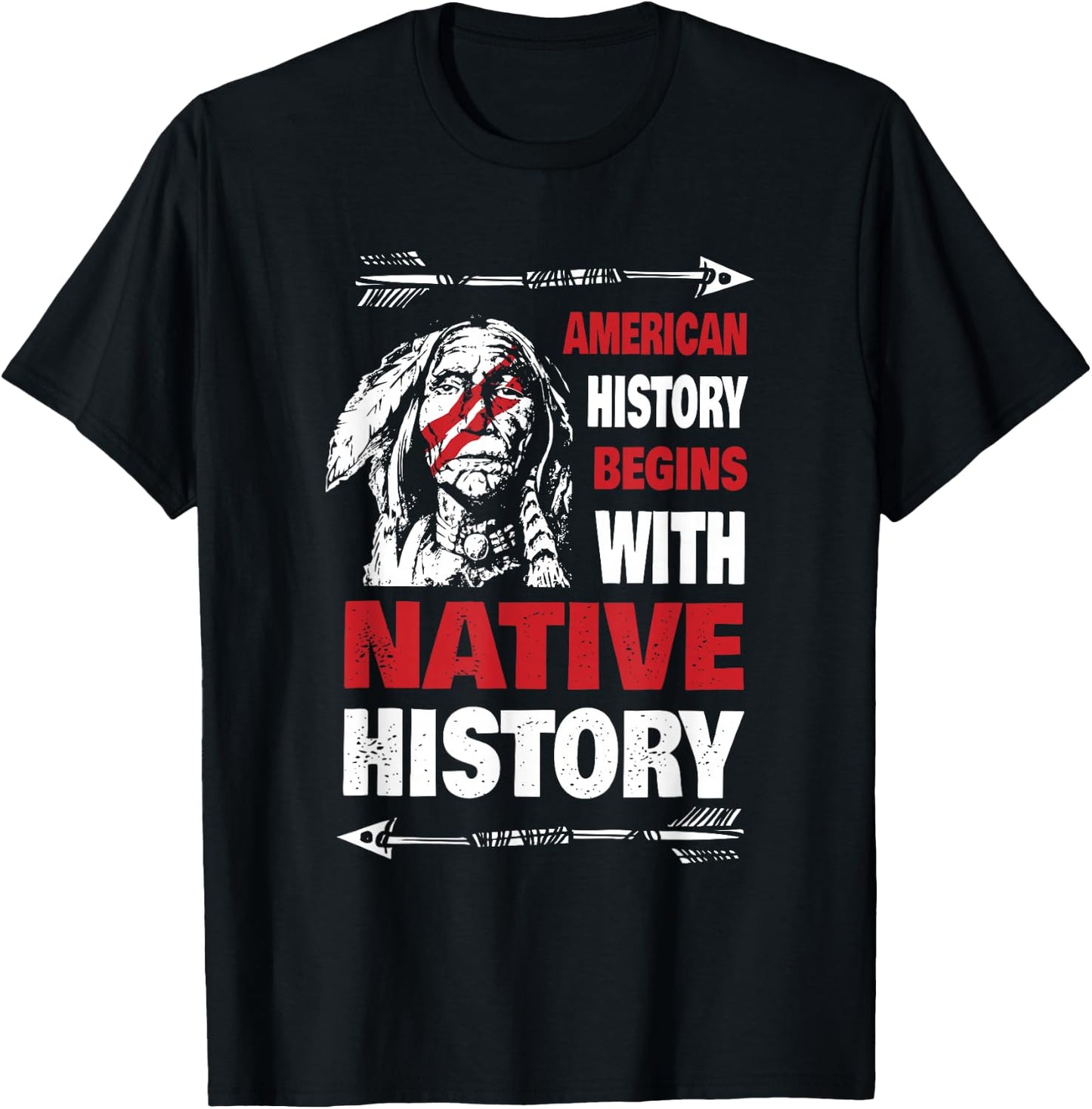 History Native American T-Shirt - T-Shirt | Black