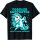 Teal Unicorn Toddler Supporter Cervical Cancer Awareness T-Shirt - T-Shirt | Black
