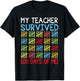 100 Days of School Kids Boys 100th Day of School Costume T-Shirt - T-Shirt | Black