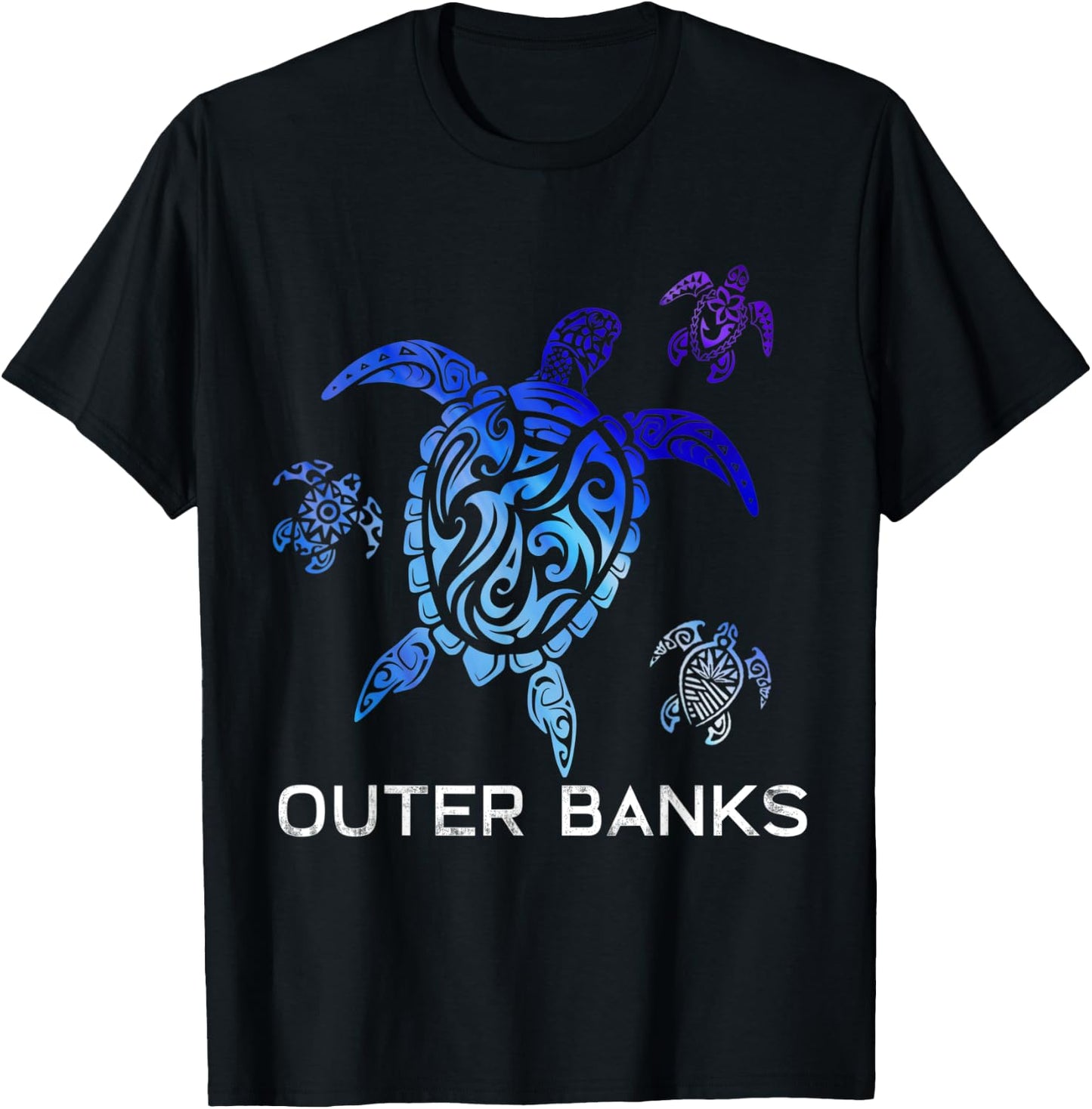 OBX Outer banks North Carolina holiday vacation gift T-Shirt - T-Shirt | Black
